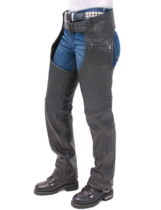 Premium Buffalo Leather Chaps w/Lining #C8000 - Jamin Leather®