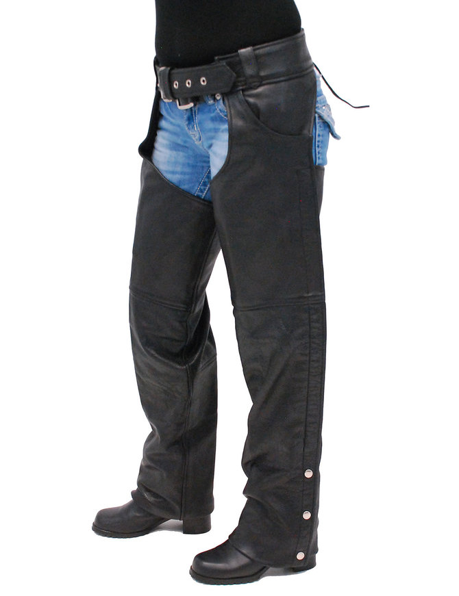 Unik Heavy Weight Ultra Premium Cowhide Leather Pocket Chaps #C7204NPK