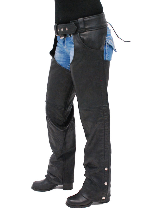 Unik Heavy Weight Ultra Premium Cowhide Leather Pocket Chaps #C7204NPK