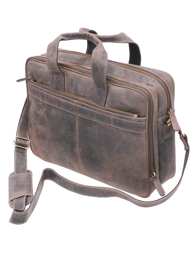 vintage leather laptop bag