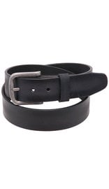 Two-Tone Gray/Black Veg-Tan Leather Belt #BT97180GYK