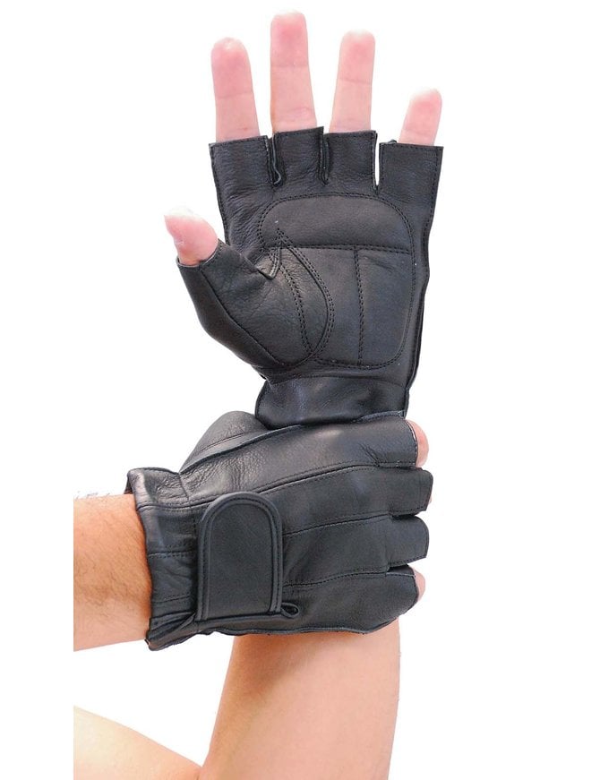 Ladies Driving Gloves w/Studded Straps & Gel Palm X-Large, Full Finger Full & Half Finger Versions 