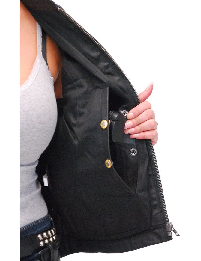 Ultimate Ultra Premium Side Lace Concealed Pocket Vest #VL68970LGK