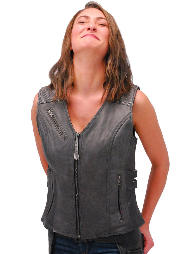 楽天ランキング1位】 ENCOMING KNITTED TWO POCKET VEST ホワイト