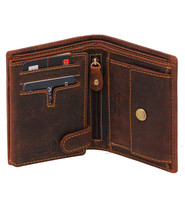 Vintage Brown 12 Pocket Organizer RFID Wallet #WL13091NID