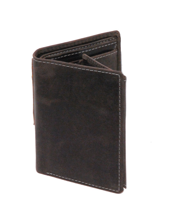 Vintage Black 12 Pocket Organizer RFID Wallet #WL13090KID