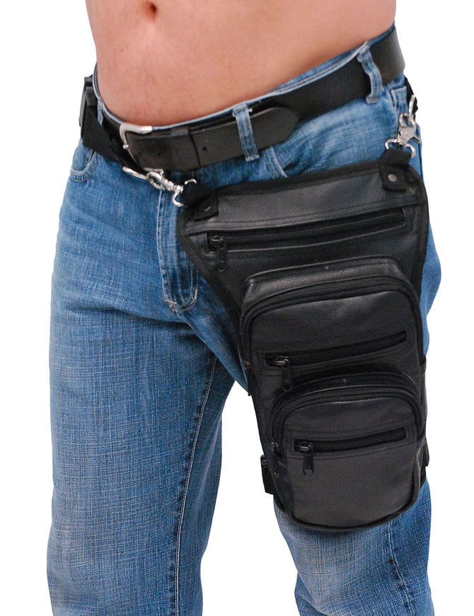 Large 5 Pocket CCW Thigh Bag #TB5851GK - Jamin Leather®
