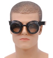 Steampunk Antiqued Black Welder Sunglasses #SGG68742K