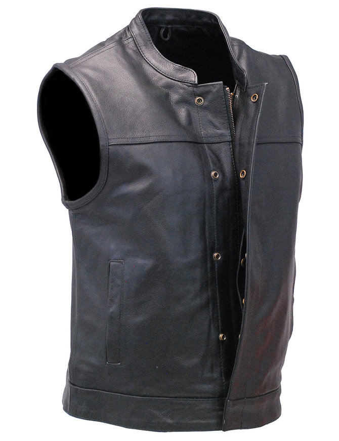 CCW Club Vest w/Easy Access Pocket #VM6675GK - Jamin Leather™