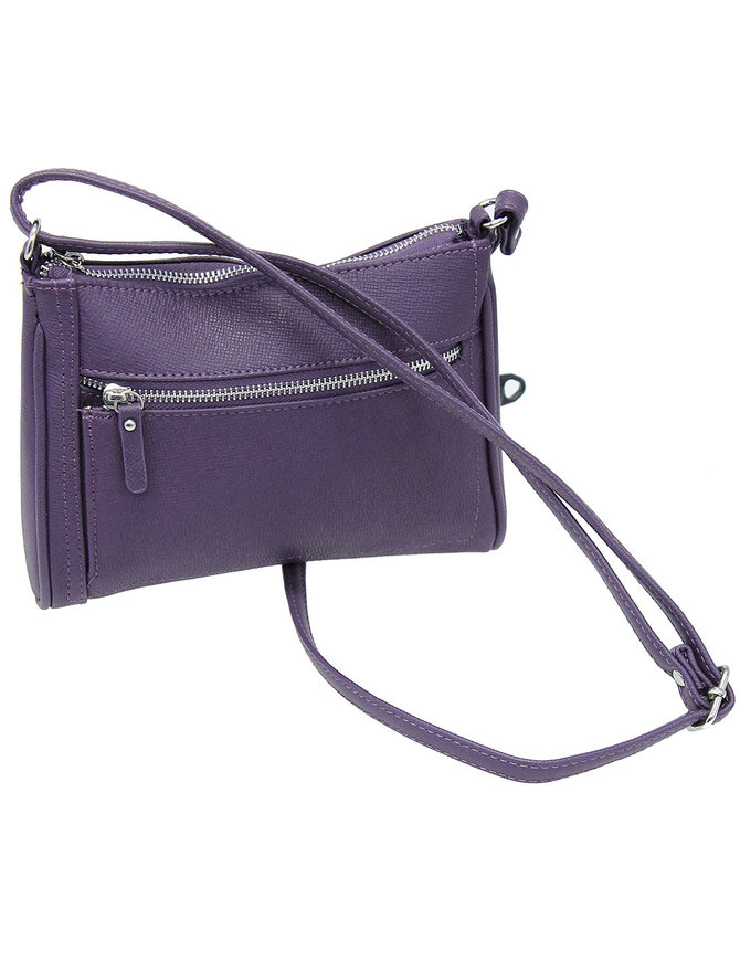 cowhide leather purse