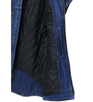 Quilt Lined Blue Denim Club Vest #VMC143U