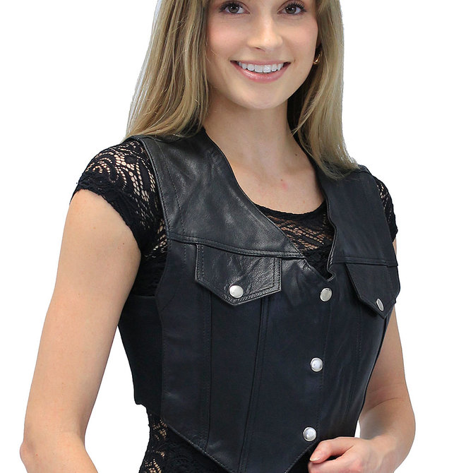 Women's Leather Vests ⋆ Jamin Leather® Catalog