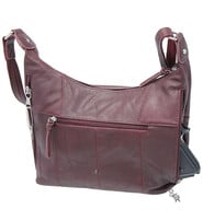 9x11 Oxblood Heavy Leather CCW Purse with Studded Flap Pocket #P70053GSR