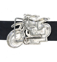 Chrome Motorcross Belt Buckle #BU100MOTO