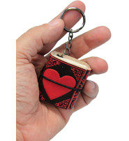 Tiny Heart Key Chain Diary #KC242598HRT