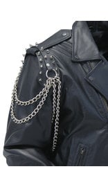 Updated Spiked Leather Epaulet Chains #AE2011CSP