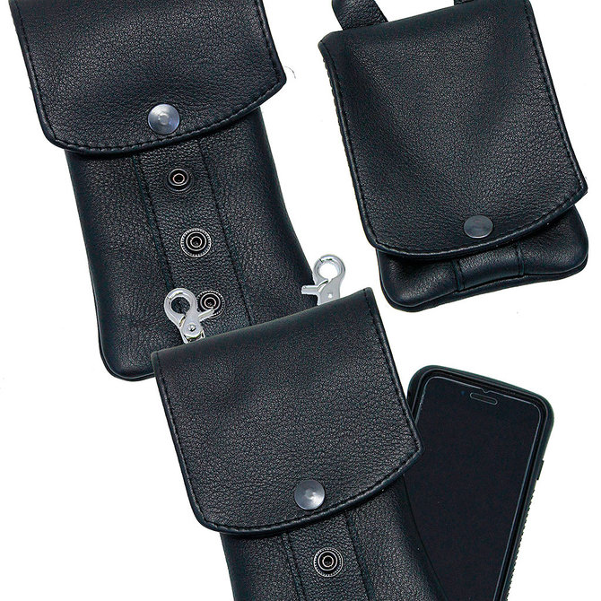 Zip Leather Halter Vest #LH0513Z - Jamin Leather®