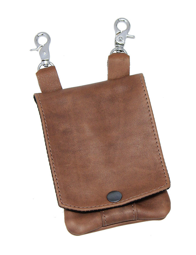 Leather Phone Pouch Leather Crossbody Phone Case Adjustable 