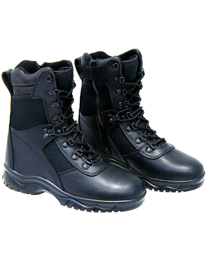 Rothco Men's 8 in Tactical Boots with Zipper #BM5053ZLK