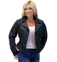 Road Angel - Women's Lightweight Motorcycle Jacket w/Vents #LC3554ZK