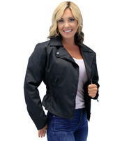 Road Angel - Women's Lightweight Motorcycle Jacket w/Vents #LC3554ZK