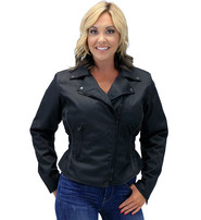 Road Angel - Women's Lightweight Motorcycle Jacket w/Vents #LC3554ZK