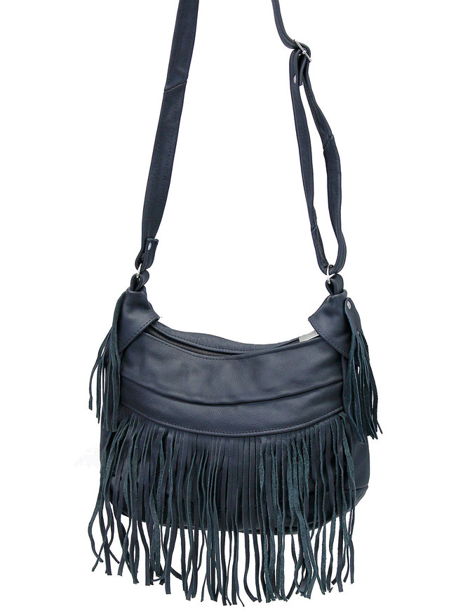Sweet Perspective Faux Leather Fringe Purse in Black • Impressions Online  Boutique