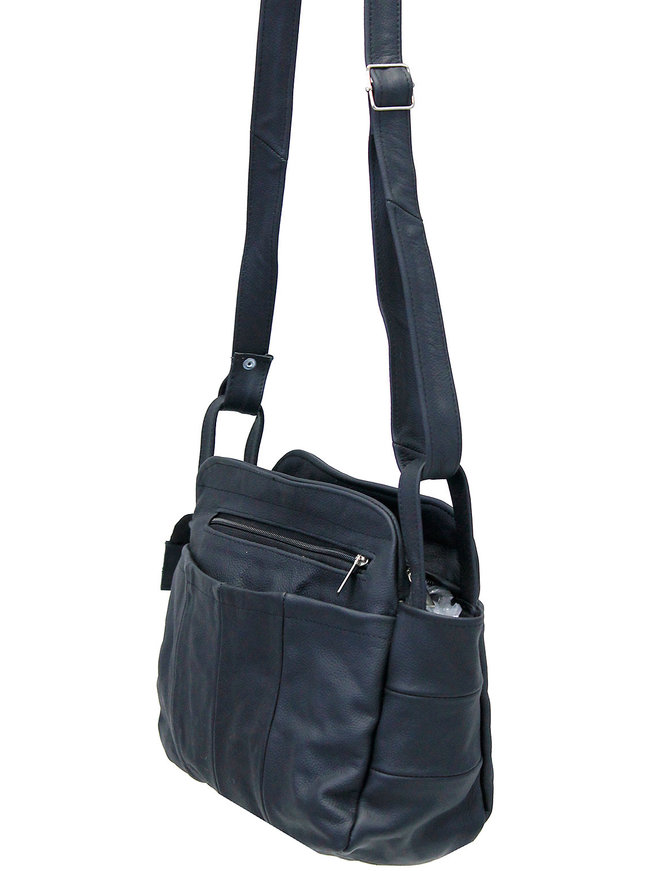 Extra Durable Black Leather Purse #P5310K