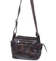 Extra Durable Dark Brown Vintage Leather Purse #P5312DN