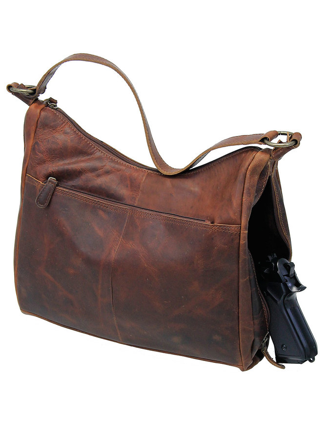 leather ccw purse