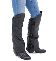 Jamin Leather® Heavy Leather Shin Chaps / Half Chaps #A199K