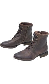 Born Footwear Born Vintage Brown Lace-Up Ankle Boot #BL12306LZN