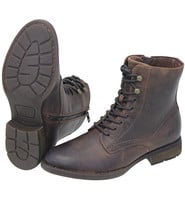 Born Footwear Born Vintage Brown Lace-Up Ankle Boot #BL12306LZN