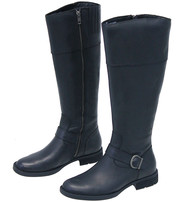 Born Footwear Born 16 in Black Equine Zip Boot #BL12403BZK