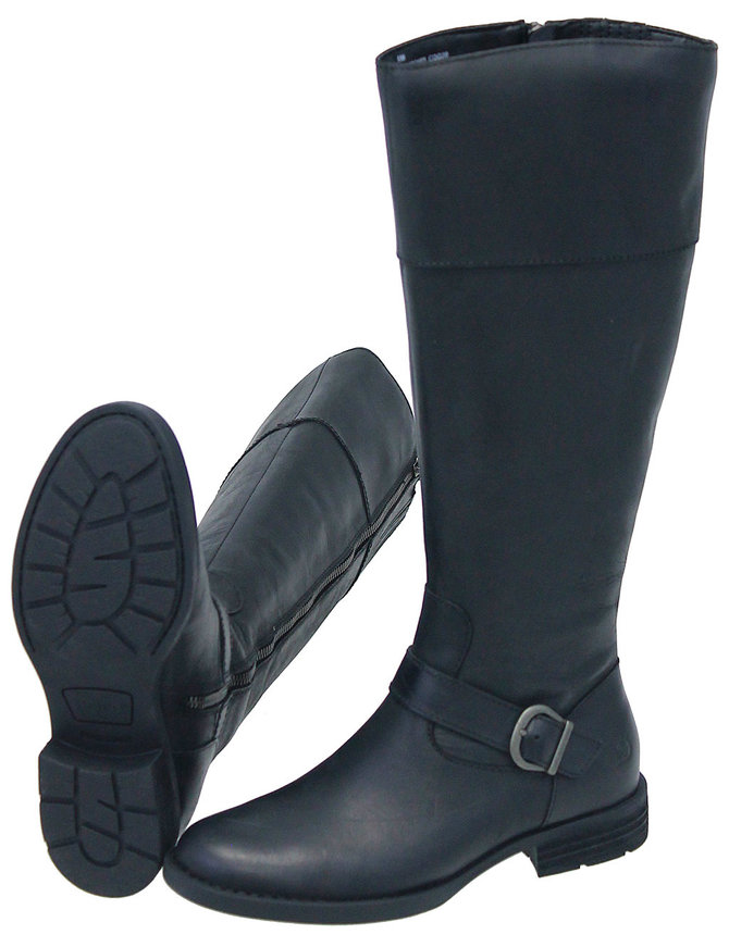 Born Footwear Born 16 in Black Equine Zip Boot #BL12403BZK