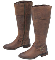 Born Footwear Born 16 in Vintage Brown Equine Zip Boot #BL12406BZN