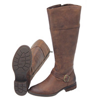 Born Footwear Born 16 in Vintage Brown Equine Zip Boot #BL12406BZN