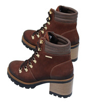 Rustic Brown Ankle Boot w/Lug Sole & Heel #BL132102LN