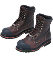 Steel Toe 8 in Men's Brown Work Boot #BM9725STLN