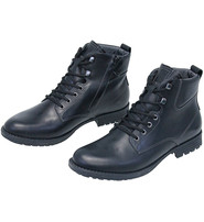 Men's Waterproof Leather Ankle Boots #BM077101WK