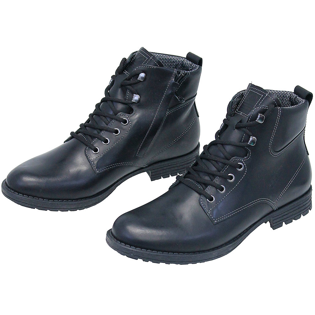 Men's Waterproof Leather Ankle Boots #BM077101WK - Jamin Leather®