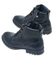 Men's Waterproof Leather Ankle Boots #BM077101WK