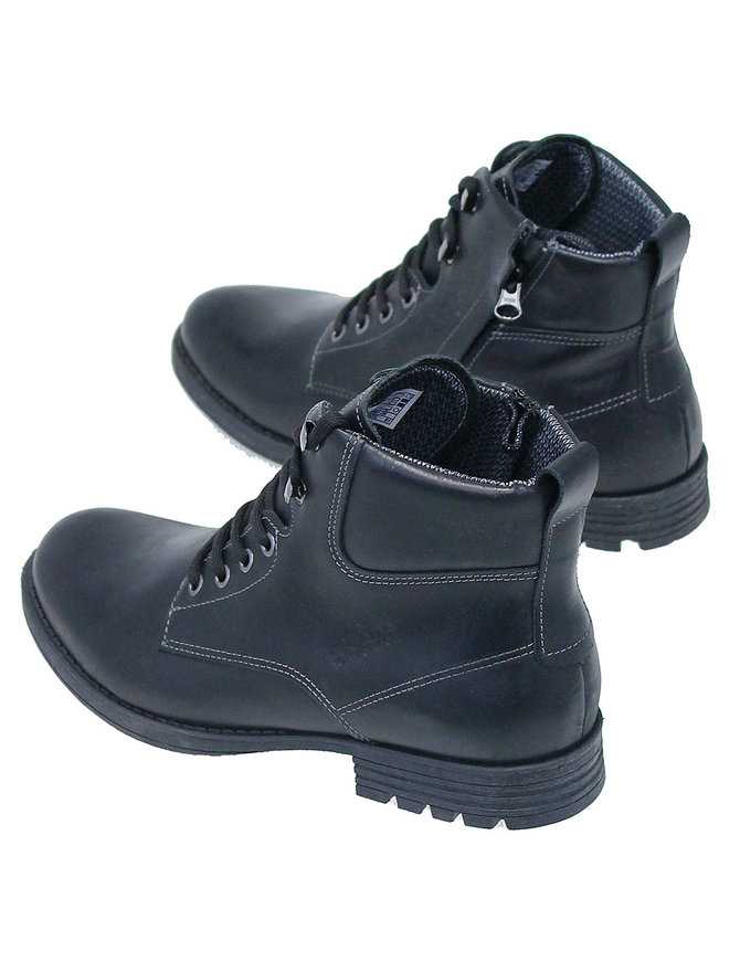 Men's Waterproof Leather Ankle Boots #BM077101WK - Jamin Leather®