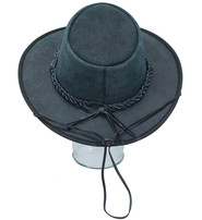 Crazy Horse Rustic Black Cowboy Hat w/Braid #H1270SBK