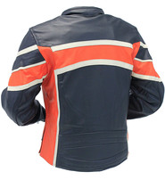 Women's Black & Orange Armor Jacket #L25AZOK