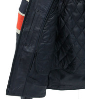 Women's Black & Orange Armor Jacket #L25AZOK