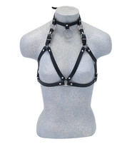 Open Harness Halter with Choker Collar #LH14588K