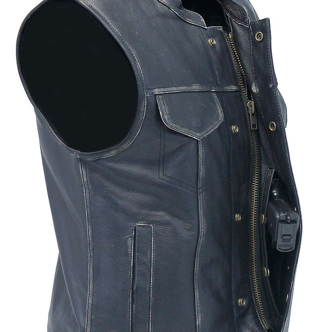Black Leather Shoulder Holster #A358H - Jamin Leather™