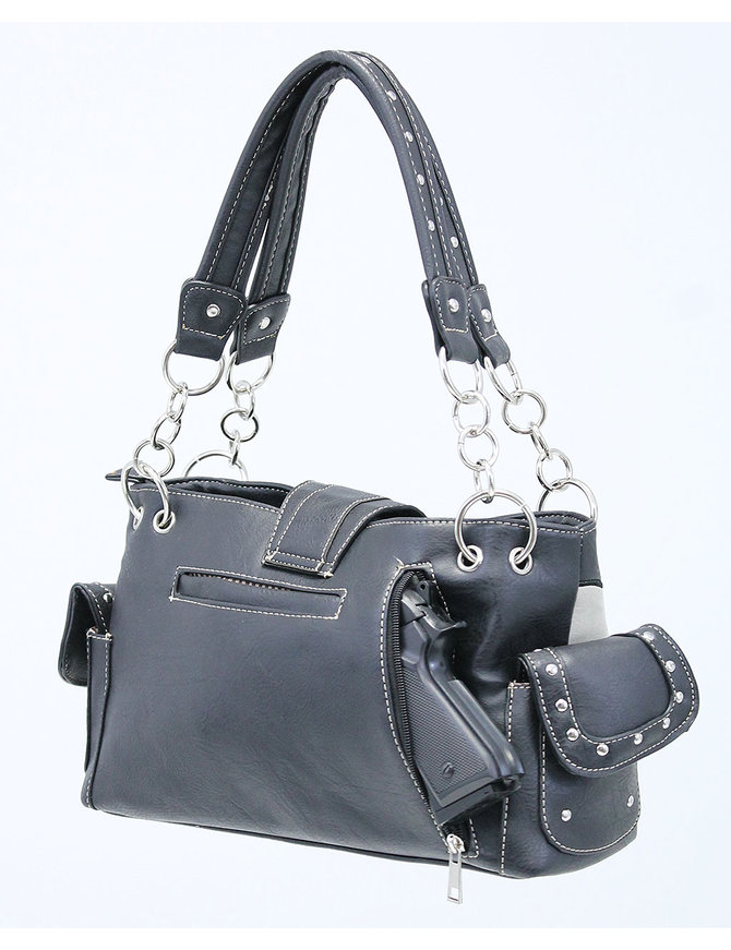 Western Buckle Two-Tone Multi-Ring Purse #P939177WB