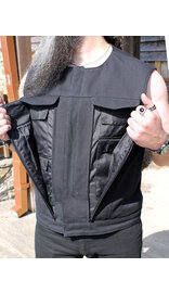 First MFG Men's 20oz Heavy Canvas Concealed Pocket Club Vest w/Easy Access Pocket #VMC6370ZK